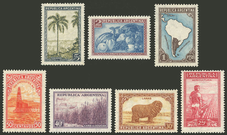Lot 322 - Argentina general issues -  Guillermo Jalil - Philatino Auction # 2542 ARGENTINA: 