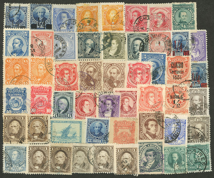 Lot 977 - Argentina lots - Guillermo Jalil - Philatino Auction # 2542 ARGENTINA: Lot 977 - Argentina lots - Guillermo Jalil - Philatino Auction # 2542 ARGENTINA: