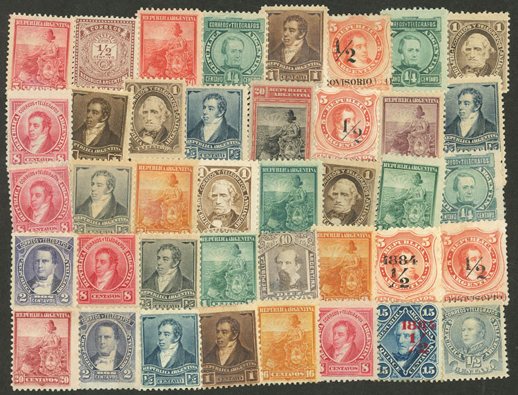 Lot 976 - Argentina lots - Guillermo Jalil - Philatino Auction # 2542 ARGENTINA: Lot 976 - Argentina lots - Guillermo Jalil - Philatino Auction # 2542 ARGENTINA: