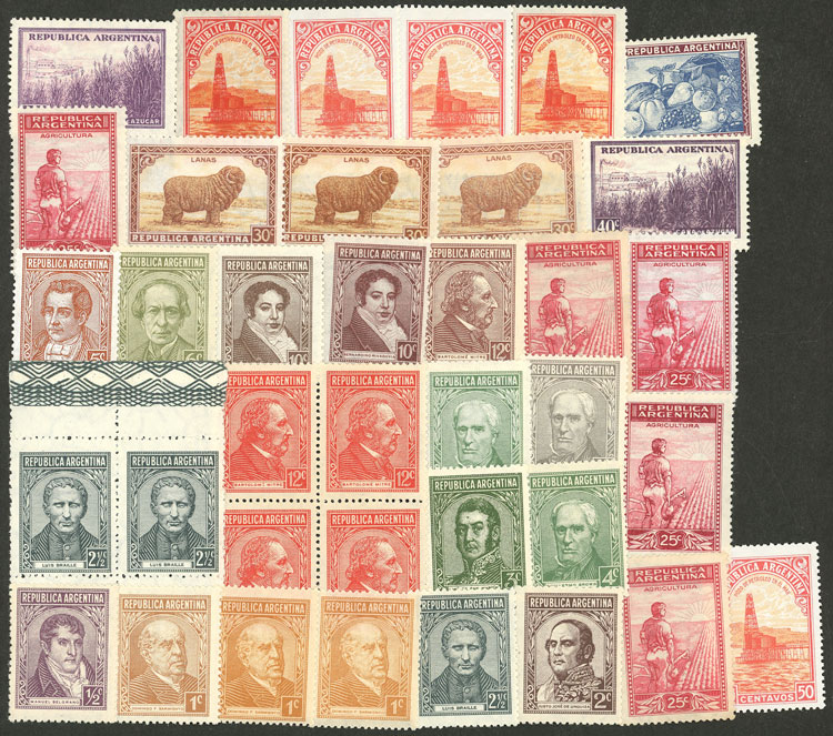 Lot 984 - Argentina lots - Guillermo Jalil - Philatino Auction # 2542 ARGENTINA: Lot 984 - Argentina lots - Guillermo Jalil - Philatino Auction # 2542 ARGENTINA: