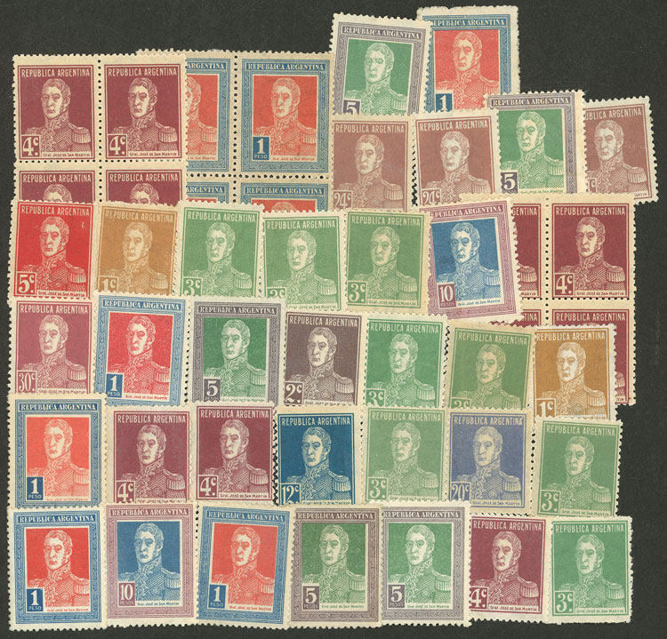 Lot 982 - Argentina lots - Guillermo Jalil - Philatino Auction # 2542 ARGENTINA: Lot 982 - Argentina lots - Guillermo Jalil - Philatino Auction # 2542 ARGENTINA: