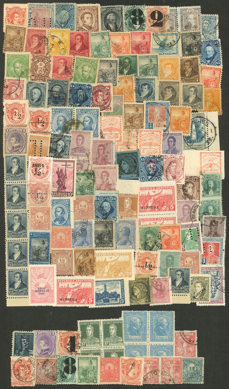Lot 974 - Argentina lots - Guillermo Jalil - Philatino Auction # 2542 ARGENTINA: Lot 974 - Argentina lots - Guillermo Jalil - Philatino Auction # 2542 ARGENTINA: