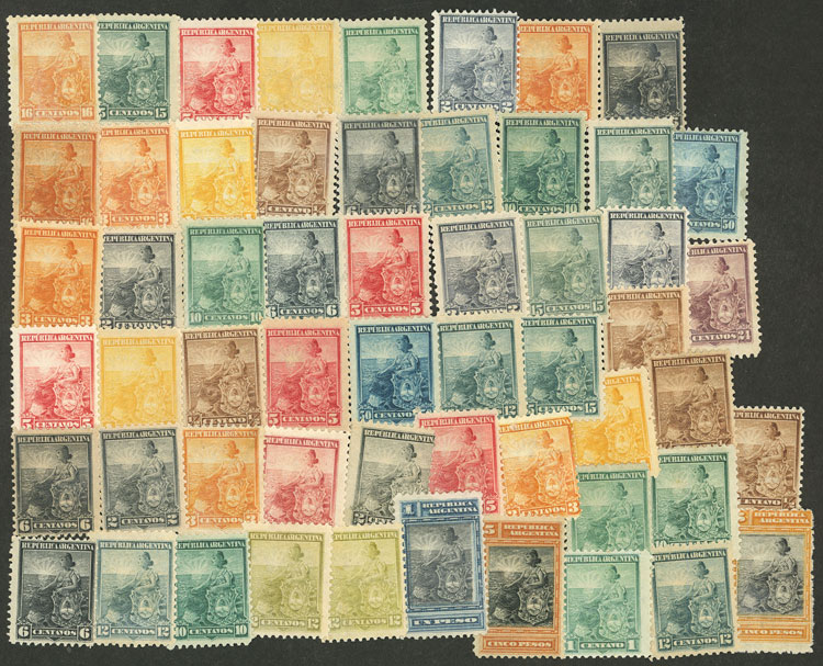 Lot 978 - Argentina lots - Guillermo Jalil - Philatino Auction # 2542 ARGENTINA: Lot 978 - Argentina lots - Guillermo Jalil - Philatino Auction # 2542 ARGENTINA: