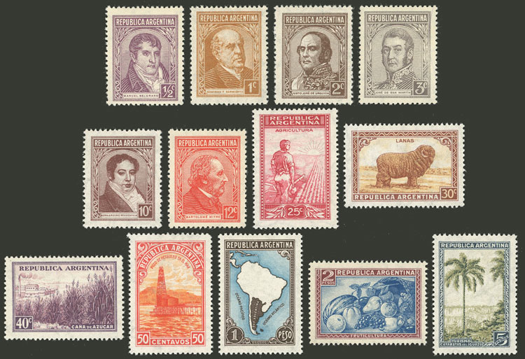 Lot 315 - Argentina general issues -  Guillermo Jalil - Philatino Auction # 2542 ARGENTINA: 