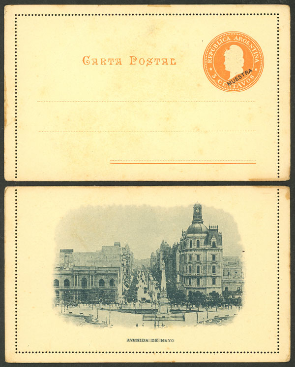 Lot 842 - Argentina Postal stationery - Guillermo Jalil - Philatino Auction # 2542 ARGENTINA: Lot 842 - Argentina Postal stationery - Guillermo Jalil - Philatino Auction # 2542 ARGENTINA: