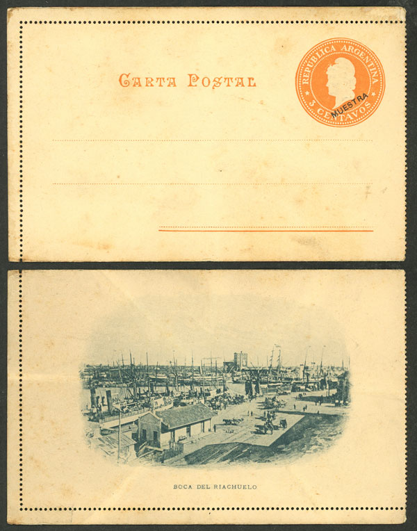 Lot 843 - Argentina Postal stationery - Guillermo Jalil - Philatino Auction # 2542 ARGENTINA: Lot 843 - Argentina Postal stationery - Guillermo Jalil - Philatino Auction # 2542 ARGENTINA: