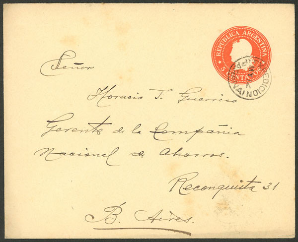Lot 853 - Argentina Postal stationery - Guillermo Jalil - Philatino Auction # 2542 ARGENTINA: Lot 853 - Argentina Postal stationery - Guillermo Jalil - Philatino Auction # 2542 ARGENTINA: