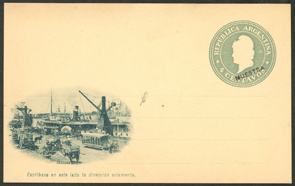 Lot 872 - Argentina Postal stationery - Guillermo Jalil - Philatino Auction # 2542 ARGENTINA: Lot 872 - Argentina Postal stationery - Guillermo Jalil - Philatino Auction # 2542 ARGENTINA: