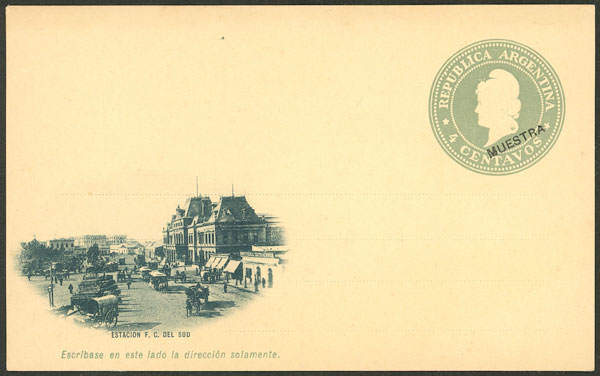 Lot 873 - Argentina Postal stationery - Guillermo Jalil - Philatino Auction # 2542 ARGENTINA: Lot 873 - Argentina Postal stationery - Guillermo Jalil - Philatino Auction # 2542 ARGENTINA: