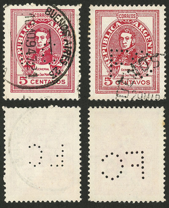 Lot 381 - Argentina general issues - Guillermo Jalil - Philatino Auction # 2542 ARGENTINA: Lot 381 - Argentina general issues - Guillermo Jalil - Philatino Auction # 2542 ARGENTINA: