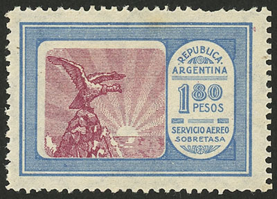 Lot 241 - Argentina general issues - Guillermo Jalil - Philatino Auction # 2542 ARGENTINA: Lot 241 - Argentina general issues - Guillermo Jalil - Philatino Auction # 2542 ARGENTINA: