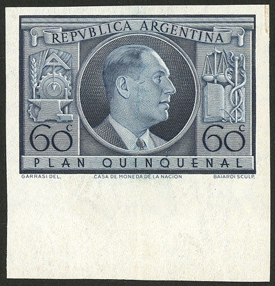 Lot 431 - Argentina general issues -  Guillermo Jalil - Philatino Auction # 2542 ARGENTINA: 