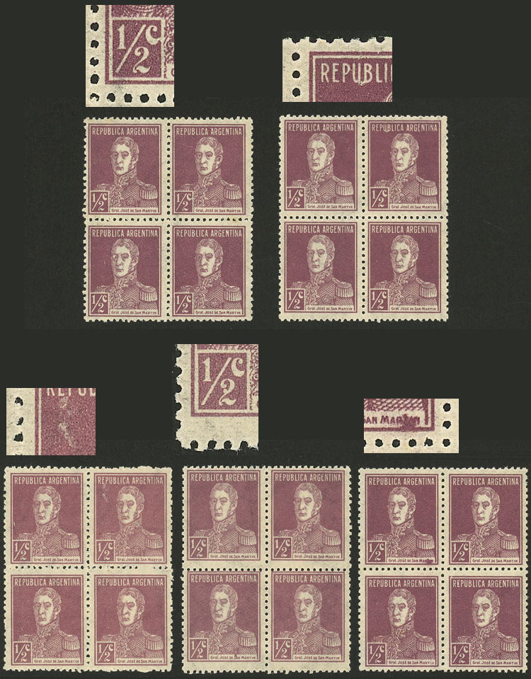 Lot 233 - Argentina general issues - Guillermo Jalil - Philatino Auction # 2542 ARGENTINA: Lot 233 - Argentina general issues - Guillermo Jalil - Philatino Auction # 2542 ARGENTINA: