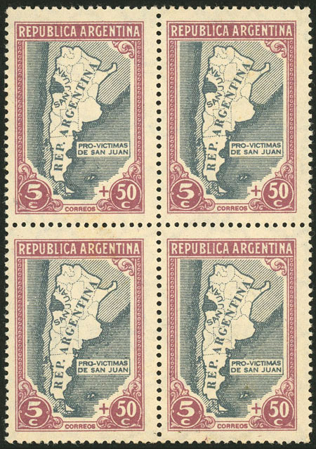 Lot 404 - Argentina general issues - Guillermo Jalil - Philatino Auction # 2542 ARGENTINA: Lot 404 - Argentina general issues - Guillermo Jalil - Philatino Auction # 2542 ARGENTINA: