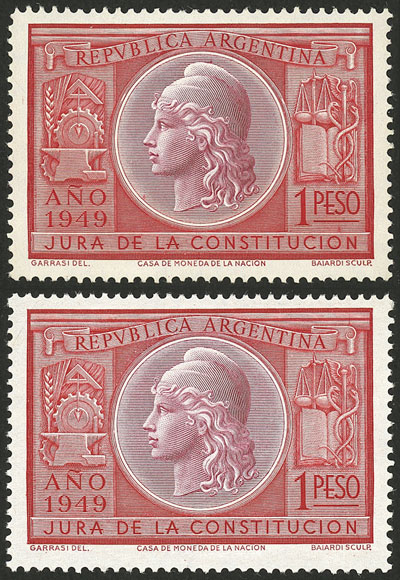 Lot 425 - Argentina general issues - Guillermo Jalil - Philatino Auction # 2542 ARGENTINA: Lot 425 - Argentina general issues - Guillermo Jalil - Philatino Auction # 2542 ARGENTINA: