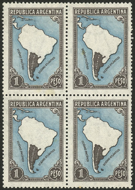 Lot 325 - Argentina general issues -  Guillermo Jalil - Philatino Auction # 2542 ARGENTINA: 
