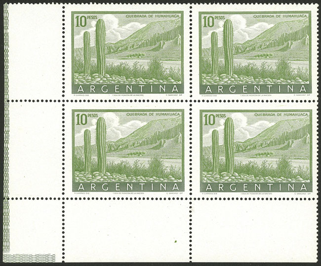 Lot 457 - Argentina general issues -  Guillermo Jalil - Philatino Auction # 2542 ARGENTINA: 