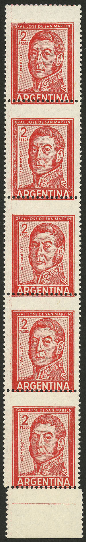Lot 480 - Argentina general issues -  Guillermo Jalil - Philatino Auction # 2542 ARGENTINA: 
