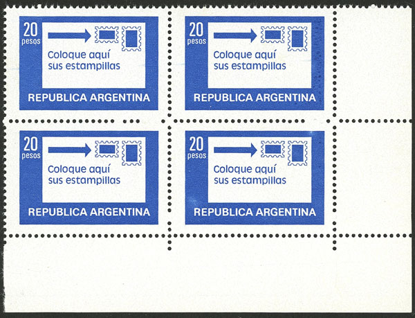 Lot 565 - Argentina general issues - Guillermo Jalil - Philatino Auction # 2542 ARGENTINA: Lot 565 - Argentina general issues - Guillermo Jalil - Philatino Auction # 2542 ARGENTINA: