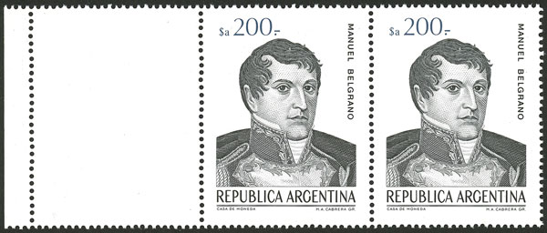Lot 587 - Argentina general issues - Guillermo Jalil - Philatino Auction # 2542 ARGENTINA: Lot 587 - Argentina general issues - Guillermo Jalil - Philatino Auction # 2542 ARGENTINA: