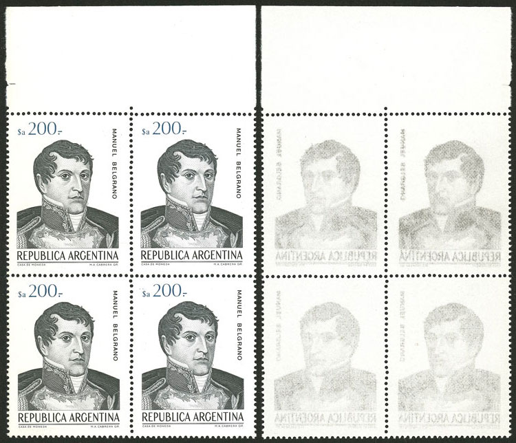 Lot 586 - Argentina general issues - Guillermo Jalil - Philatino Auction # 2542 ARGENTINA: Lot 586 - Argentina general issues - Guillermo Jalil - Philatino Auction # 2542 ARGENTINA: