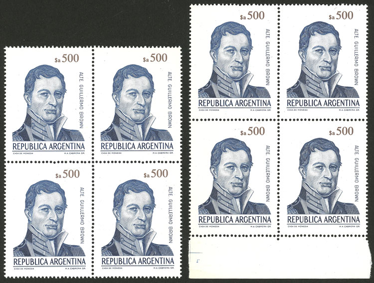 Lot 589 - Argentina general issues - Guillermo Jalil - Philatino Auction # 2542 ARGENTINA: Lot 589 - Argentina general issues - Guillermo Jalil - Philatino Auction # 2542 ARGENTINA: