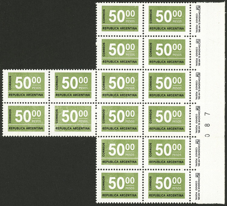 Lot 554 - Argentina general issues - Guillermo Jalil - Philatino Auction # 2542 ARGENTINA: Lot 554 - Argentina general issues - Guillermo Jalil - Philatino Auction # 2542 ARGENTINA: