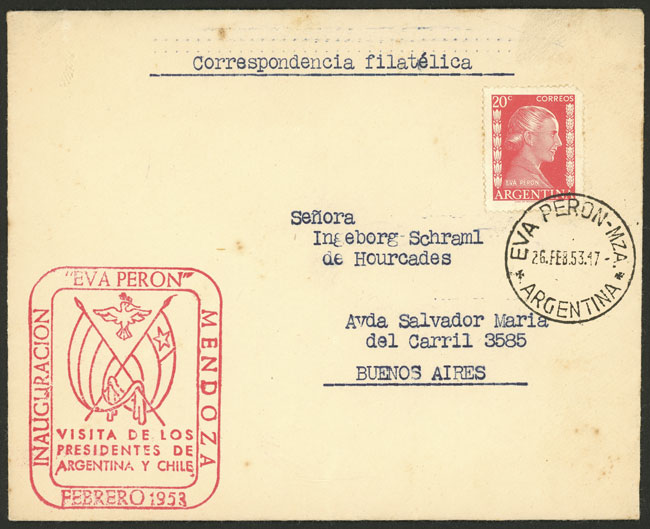 Lot 935 - Argentina postal history - Guillermo Jalil - Philatino Auction # 2542 ARGENTINA: Lot 935 - Argentina postal history - Guillermo Jalil - Philatino Auction # 2542 ARGENTINA:
