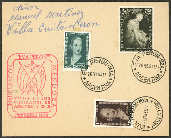 Lot 934 - Argentina postal history - Guillermo Jalil - Philatino Auction # 2542 ARGENTINA: Lot 934 - Argentina postal history - Guillermo Jalil - Philatino Auction # 2542 ARGENTINA: