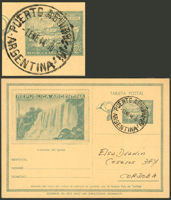 Lot 926 - Argentina postal history - Guillermo Jalil - Philatino Auction # 2542 ARGENTINA: Lot 926 - Argentina postal history - Guillermo Jalil - Philatino Auction # 2542 ARGENTINA: