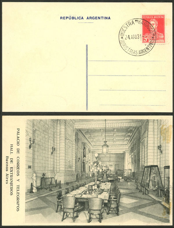 Lot 917 - Argentina postal history - Guillermo Jalil - Philatino Auction # 2542 ARGENTINA: Lot 917 - Argentina postal history - Guillermo Jalil - Philatino Auction # 2542 ARGENTINA: