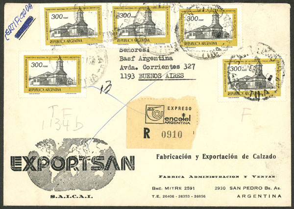 Lot 959 - Argentina postal history - Guillermo Jalil - Philatino Auction # 2542 ARGENTINA: Lot 959 - Argentina postal history - Guillermo Jalil - Philatino Auction # 2542 ARGENTINA:
