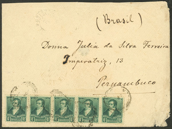 Lot 898 - Argentina postal history - Guillermo Jalil - Philatino Auction # 2542 ARGENTINA: Lot 898 - Argentina postal history - Guillermo Jalil - Philatino Auction # 2542 ARGENTINA: