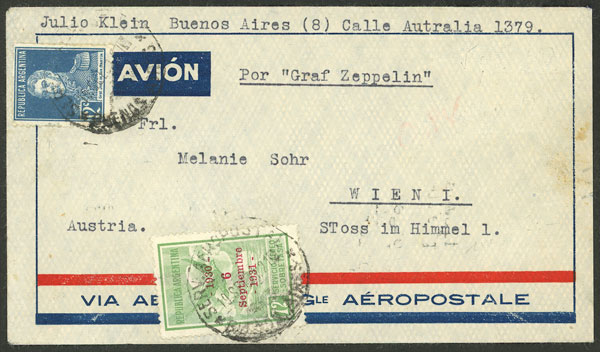 Lot 918 - Argentina postal history - Guillermo Jalil - Philatino Auction # 2542 ARGENTINA: Lot 918 - Argentina postal history - Guillermo Jalil - Philatino Auction # 2542 ARGENTINA: