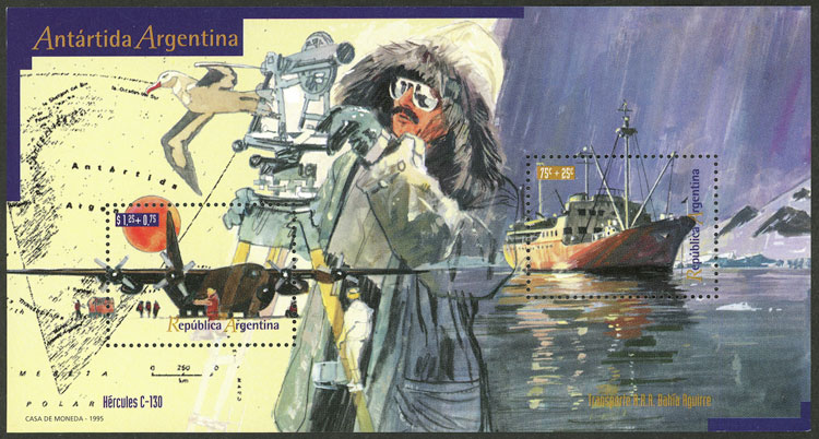 Lot 735 - Argentina souvenir sheets -  Guillermo Jalil - Philatino Auction # 2542 ARGENTINA: 
