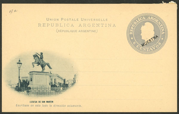 Lot 875 - Argentina Postal stationery - Guillermo Jalil - Philatino Auction # 2542 ARGENTINA: Lot 875 - Argentina Postal stationery - Guillermo Jalil - Philatino Auction # 2542 ARGENTINA: