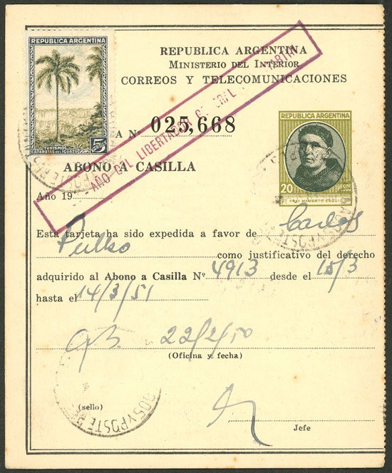 Lot 833 - Argentina Postal stationery - Guillermo Jalil - Philatino Auction # 2542 ARGENTINA: Lot 833 - Argentina Postal stationery - Guillermo Jalil - Philatino Auction # 2542 ARGENTINA: