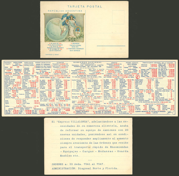 Lot 992 - Argentina postcards - Guillermo Jalil - Philatino Auction # 2542 ARGENTINA: Lot 992 - Argentina postcards - Guillermo Jalil - Philatino Auction # 2542 ARGENTINA:
