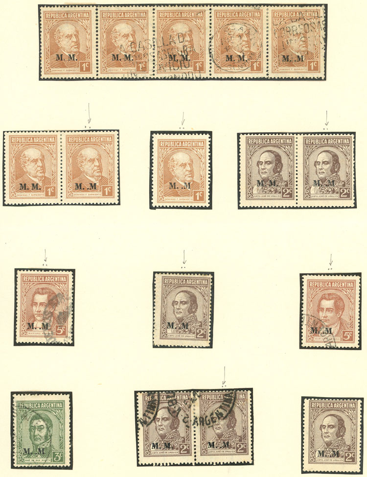 Lot 787 - Argentina official stamps -  Guillermo Jalil - Philatino Auction # 2542 ARGENTINA: 