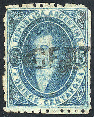 Lot 58 - Argentina rivadavias -  Guillermo Jalil - Philatino Auction # 2549 ARGENTINA: 101 Handsome Rivadavias!