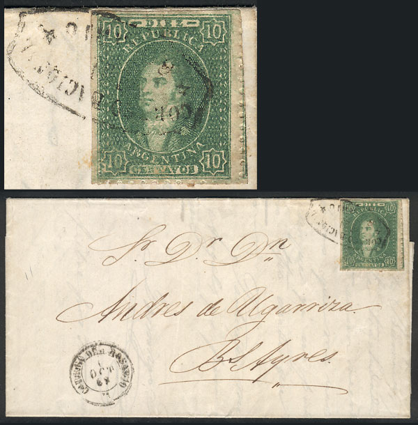 Lot 51 - Argentina rivadavias -  Guillermo Jalil - Philatino Auction # 2549 ARGENTINA: 101 Handsome Rivadavias!