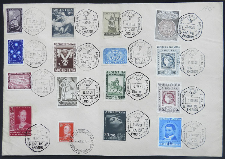 Lot 487 - Argentina general issues - Guillermo Jalil - Philatino Auction # 2550 ARGENTINA: General sale with lots at very low starts! Lot 487 - Argentina general issues - Guillermo Jalil - Philatino Auction # 2550 ARGENTINA: General sale with lots at very low starts!