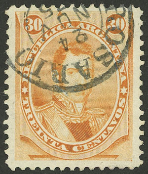 Lot 106 - Argentina general issues -  Guillermo Jalil - Philatino Auction # 2550 ARGENTINA: General sale with lots at very low starts!
