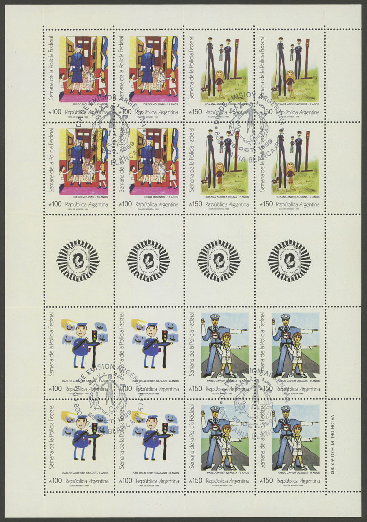 Lot 669 - Argentina general issues - Guillermo Jalil - Philatino Auction # 2550 ARGENTINA: General sale with lots at very low starts! Lot 669 - Argentina general issues - Guillermo Jalil - Philatino Auction # 2550 ARGENTINA: General sale with lots at very low starts!