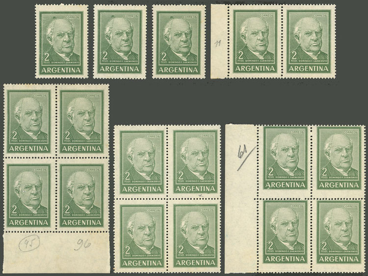 Lot 526 - Argentina general issues -  Guillermo Jalil - Philatino Auction # 2550 ARGENTINA: General sale with lots at very low starts!