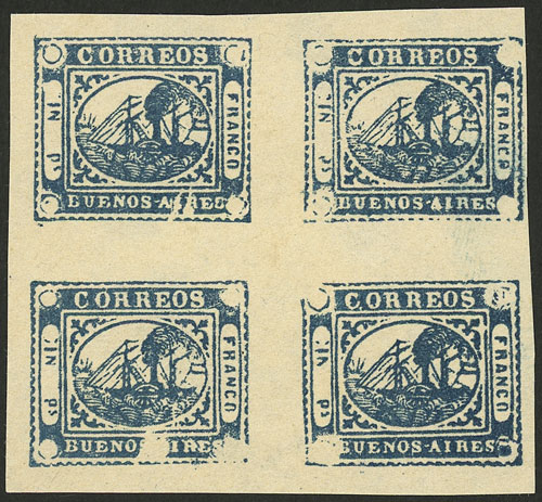 Lot 8 - Argentina barquitos -  Guillermo Jalil - Philatino Auction # 2550 ARGENTINA: General sale with lots at very low starts!