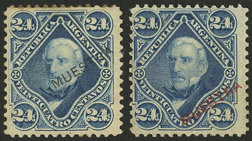 Lot 121 - Argentina general issues -  Guillermo Jalil - Philatino Auction # 2550 ARGENTINA: General sale with lots at very low starts!