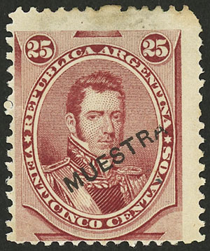 Lot 123 - Argentina general issues -  Guillermo Jalil - Philatino Auction # 2550 ARGENTINA: General sale with lots at very low starts!