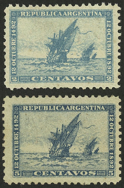 Lot 160 - Argentina general issues -  Guillermo Jalil - Philatino Auction # 2550 ARGENTINA: General sale with lots at very low starts!