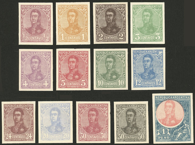 Lot 190 - Argentina general issues -  Guillermo Jalil - Philatino Auction # 2550 ARGENTINA: General sale with lots at very low starts!